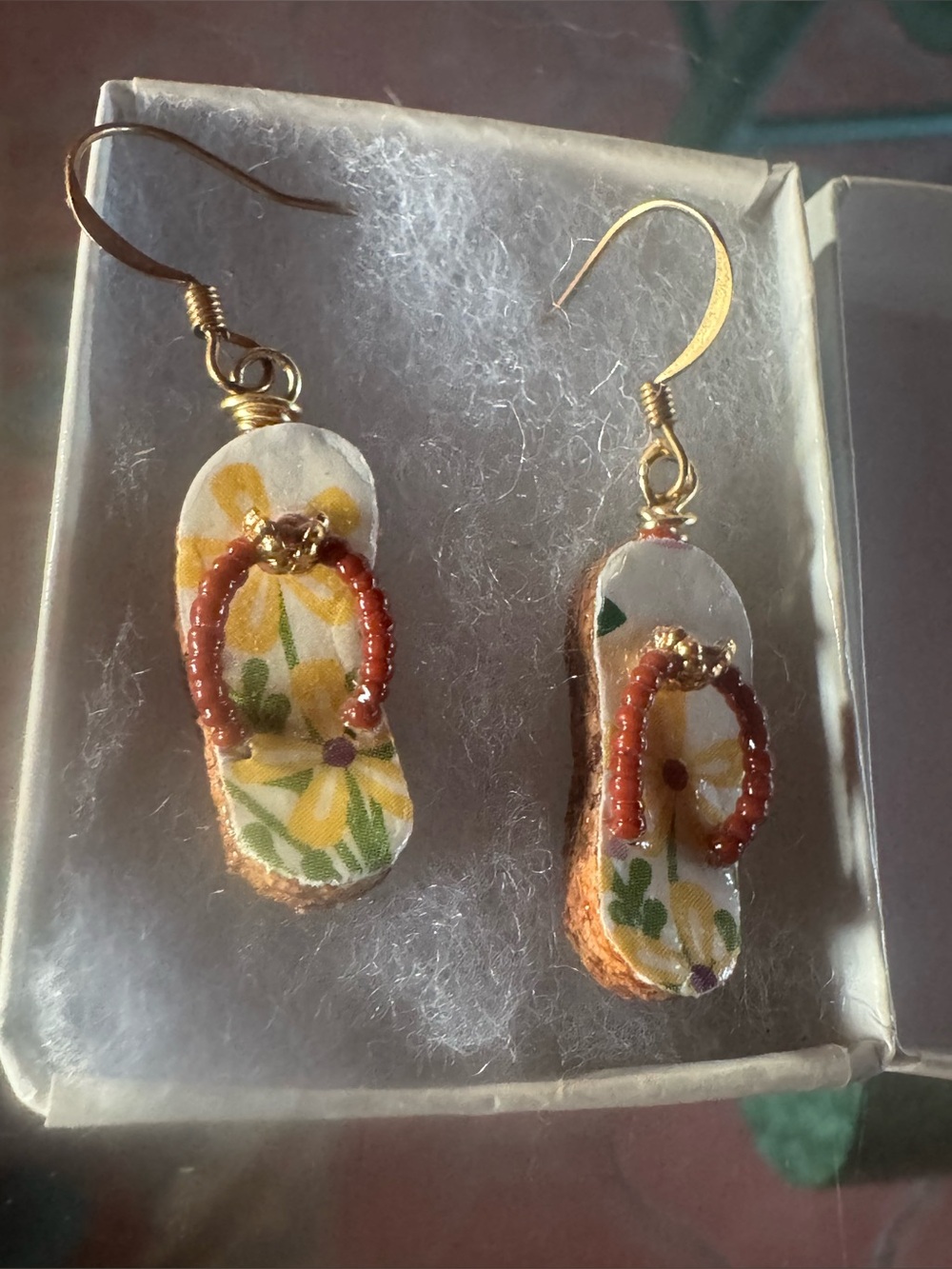 New Artist Handmade Flip-Flop Earrings So Cute!